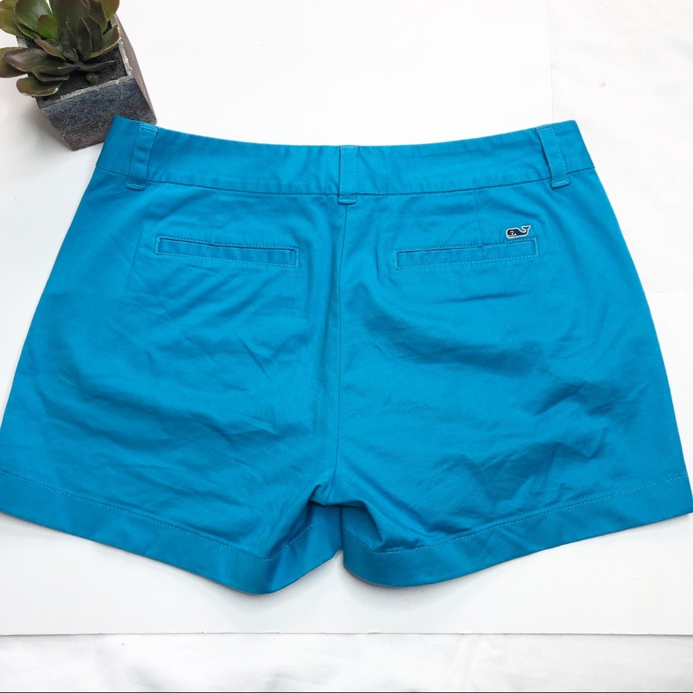 Vineyard Vines shorts, turqoise blue with whale logo - Picture 4 of 5